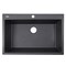 Nantucket Sinks 33-inch Dual-mount Granite Composite Sink in Black PR3322-DM-BL - alternate 6